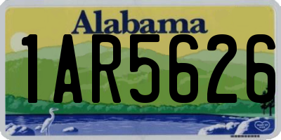 AL license plate 1AR5626