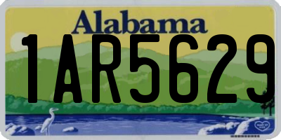 AL license plate 1AR5629