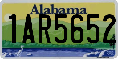 AL license plate 1AR5652