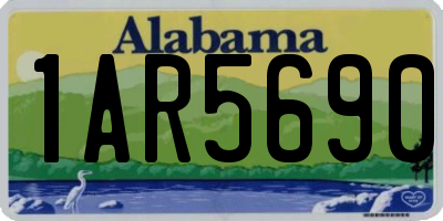 AL license plate 1AR5690