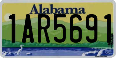 AL license plate 1AR5691