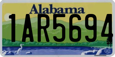 AL license plate 1AR5694