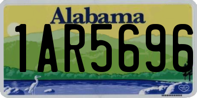 AL license plate 1AR5696