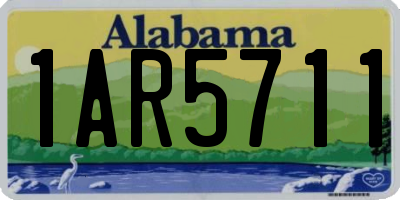 AL license plate 1AR5711