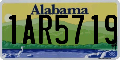AL license plate 1AR5719
