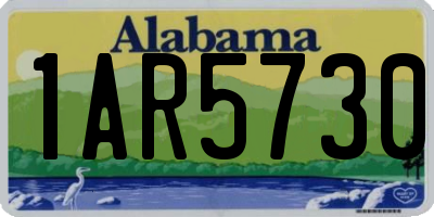 AL license plate 1AR5730
