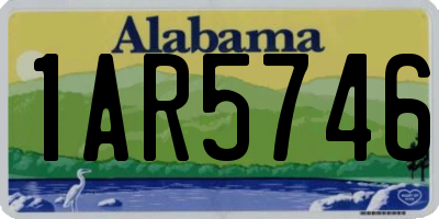 AL license plate 1AR5746