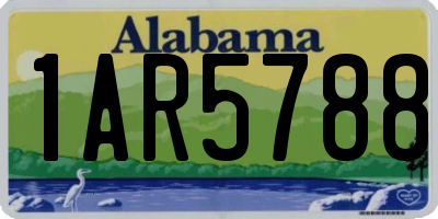 AL license plate 1AR5788