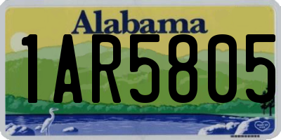 AL license plate 1AR5805
