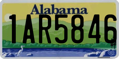 AL license plate 1AR5846