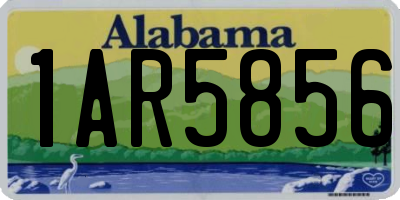 AL license plate 1AR5856