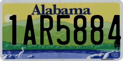AL license plate 1AR5884