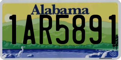 AL license plate 1AR5891