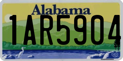 AL license plate 1AR5904