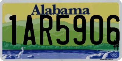 AL license plate 1AR5906