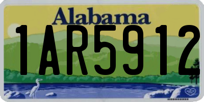 AL license plate 1AR5912