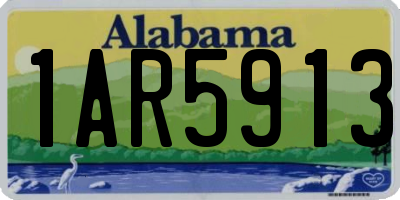 AL license plate 1AR5913