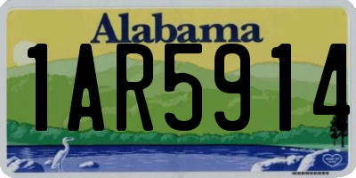 AL license plate 1AR5914