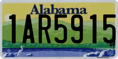 AL license plate 1AR5915