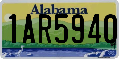 AL license plate 1AR5940