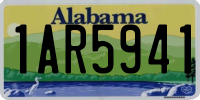 AL license plate 1AR5941