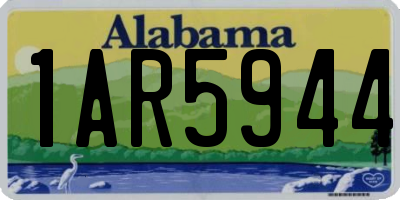 AL license plate 1AR5944