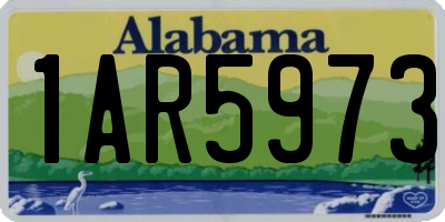 AL license plate 1AR5973