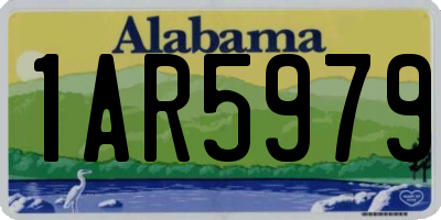 AL license plate 1AR5979