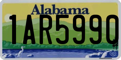 AL license plate 1AR5990