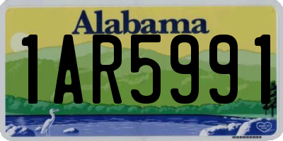 AL license plate 1AR5991