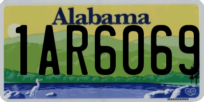 AL license plate 1AR6069