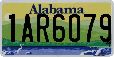 AL license plate 1AR6079