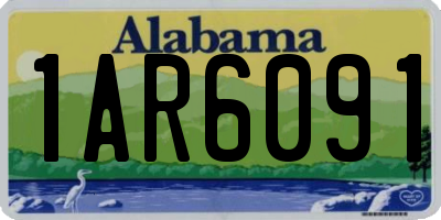 AL license plate 1AR6091