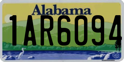AL license plate 1AR6094
