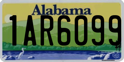 AL license plate 1AR6099