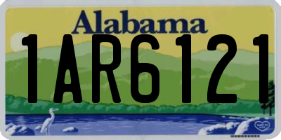 AL license plate 1AR6121