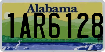 AL license plate 1AR6128