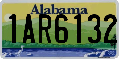 AL license plate 1AR6132