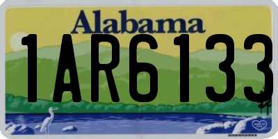 AL license plate 1AR6133