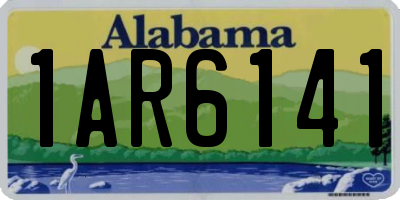 AL license plate 1AR6141