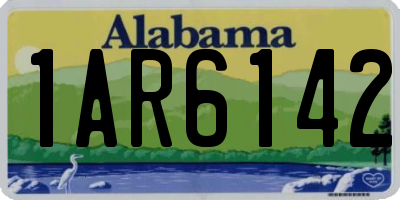 AL license plate 1AR6142