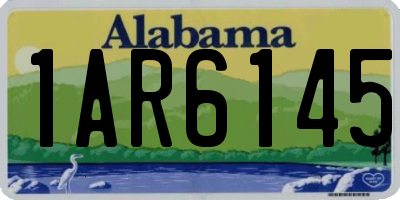 AL license plate 1AR6145