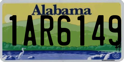 AL license plate 1AR6149