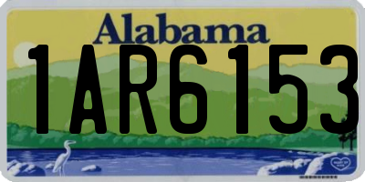 AL license plate 1AR6153