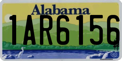 AL license plate 1AR6156