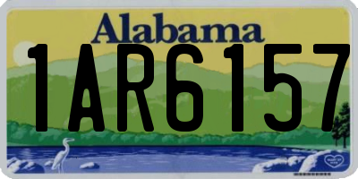 AL license plate 1AR6157
