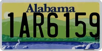 AL license plate 1AR6159