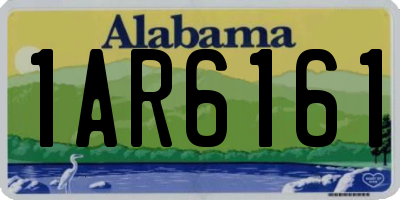 AL license plate 1AR6161