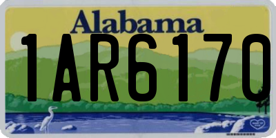 AL license plate 1AR6170