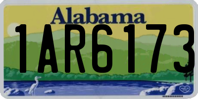AL license plate 1AR6173